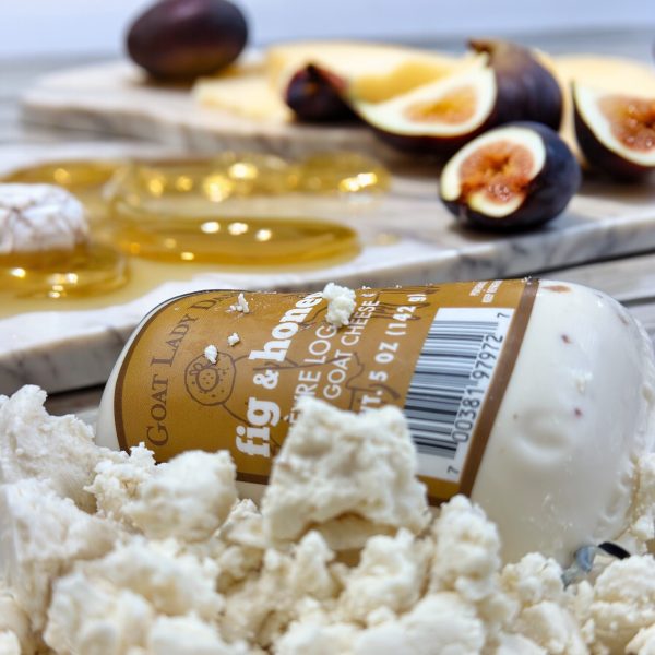 Goat Lady Dairy- Fig & Honey Goat Cheese - Image 3