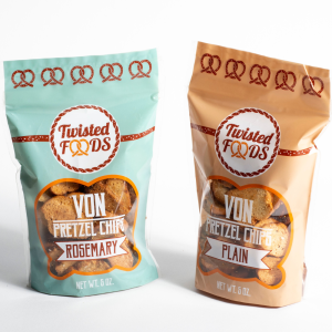 Von Pretzel Chips- Variety 2 Salt & 2 Rosemary